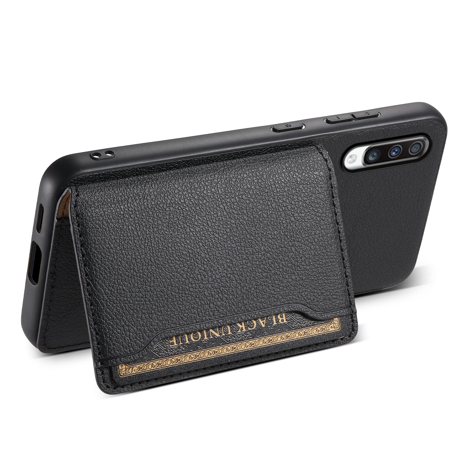 For Samsung Galaxy A70 Case Card Slots TPU+PC+PU Kickstand Phone Cover For Samsung Galaxy A70 Case Card Slots TPU+PC+PU Kickstand Phone Cover